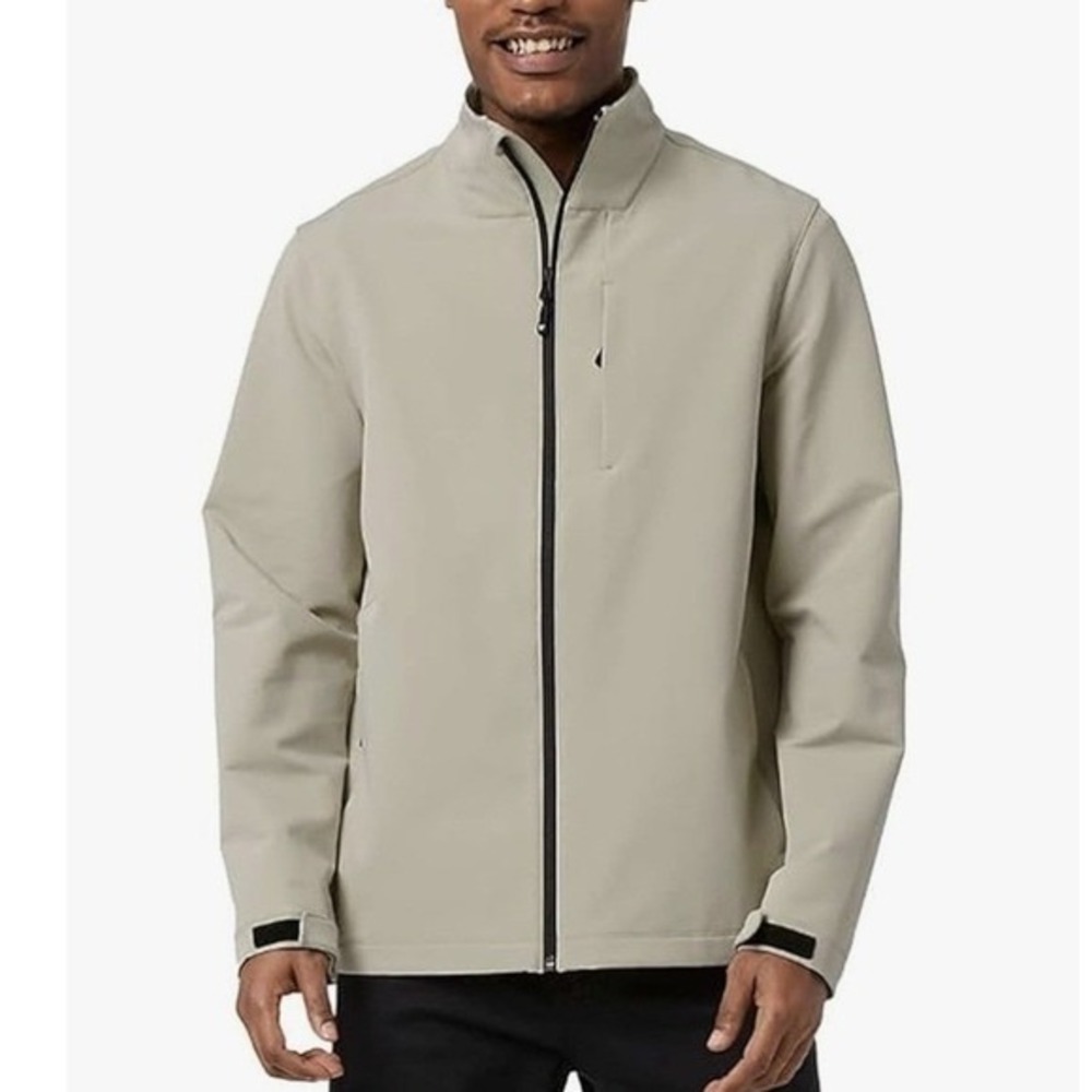 32 Degrees Men's Therma Pro Full Zip Jacket‎ Tan Size XXL New with Tags